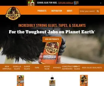 Gorillatough.com(The Gorilla Glue Company) Screenshot