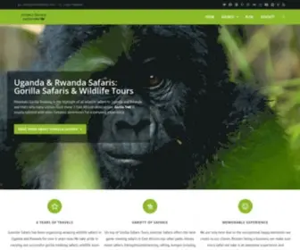 Gorillatrackers.com(Uganda Gorilla Trekking Rwanda Wildlife Tours) Screenshot