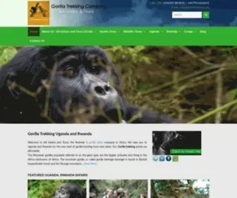 Gorillatrekking.org(Gorilla Trekking) Screenshot