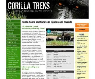 Gorillatreks.com(Gorilla Treks) Screenshot
