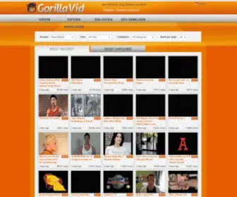 Gorillavid.com(File upload) Screenshot