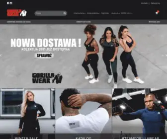 Gorillawear.pl(Oficjalna strona Gorilla Wear Poland) Screenshot