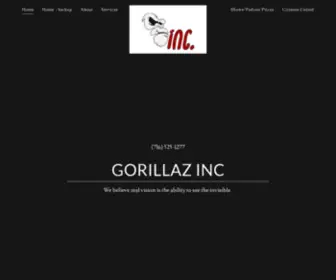 Gorillazinc.com(Multi Media Company) Screenshot