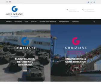 Goriziane.it(Ingegneria, progettazione, costruzione, MRO) Screenshot