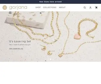 Gorjana.com(Gorjana Jewelry Official Site) Screenshot