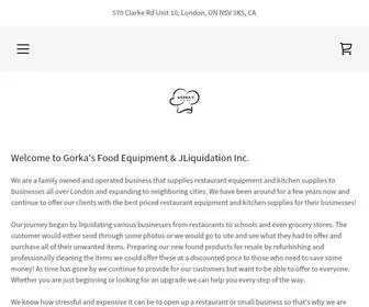 Gorkasfoodequipment.ca(Gorka's Food Equipment) Screenshot