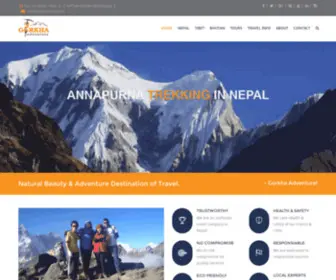 Gorkhaadventure.com(Gorkha Adventure) Screenshot