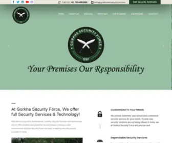 Gorkhasecurityforce.com(Gorkhasecurityforce) Screenshot