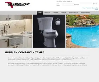 Gormantampa.com(Gorman Company) Screenshot