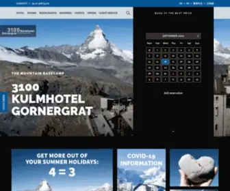 Gornergrat-Kulm.ch(3100 Kulmhotel Gornergrat) Screenshot