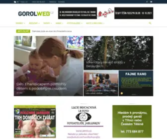 Gorolweb.cz(Informační a zpravodajský server) Screenshot