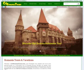 Goromaniatours.com(Tours and Vacations 2019) Screenshot