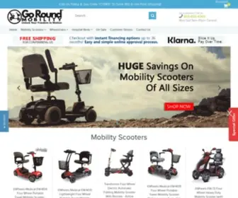 Goroundmobility.com(Mobility Scooters) Screenshot