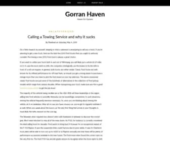 Gorran-Haven.org(Haven For Gorrans) Screenshot