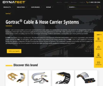 Gortrac.com(Steel Plastic Cable Carriers) Screenshot