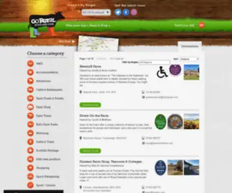 Goruralscotland.com(Go-Rural) Screenshot