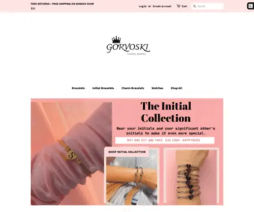 Gorvoski.com(Gorvoski Jewelry) Screenshot