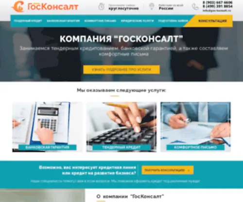 Gos-Konsalt.ru(Компания) Screenshot
