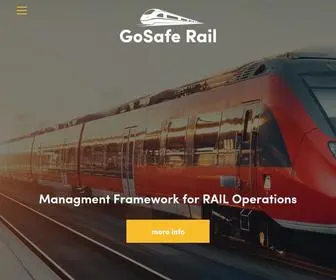 Gosaferail.eu(GoSafe Rail Project) Screenshot