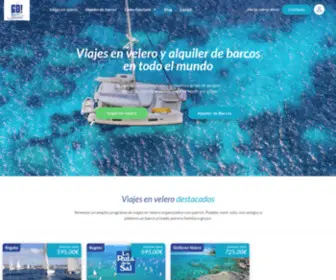 Gosailingbcn.com(Viajes en velero y Alquiler de Barcos en todo el mundo) Screenshot