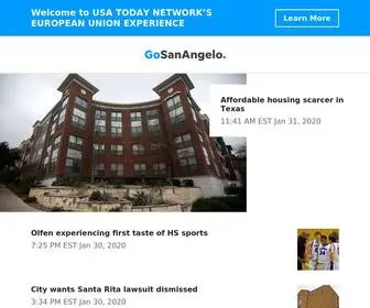 Gosanangelo.com(San Angelo Standard Times) Screenshot