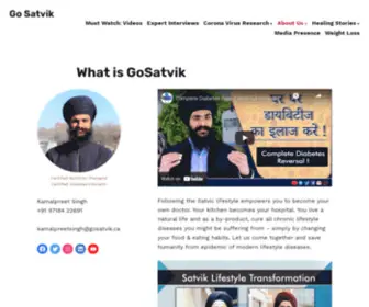 Gosatvik.ca(Go Satvik) Screenshot