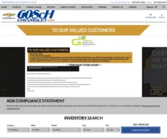 Goschchevy.com(Gosch Chevrolet) Screenshot