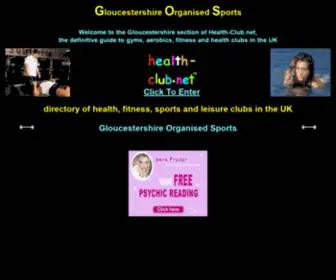 Gos.com(Gloucestershire Organised Sports) Screenshot