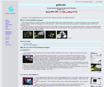 Goscreen.info(Virtual Desktop Manager for Microsoft Windows) Screenshot