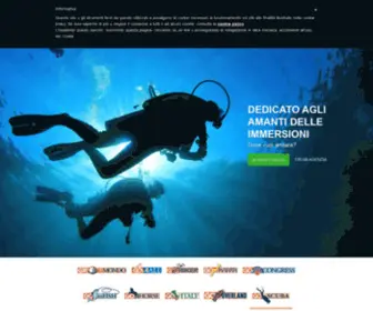 Goscuba.it(Lo specialista dei viaggi sub e delle vacanze diving) Screenshot