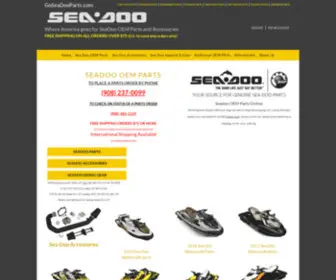 Goseadooparts.com(Seadoo Parts Free Shipping in U.S) Screenshot