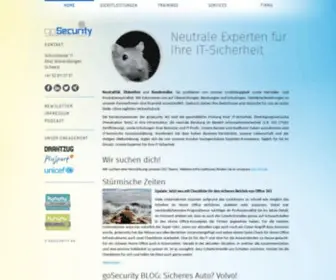 Gosecurity.ch(GoSecurity AG) Screenshot