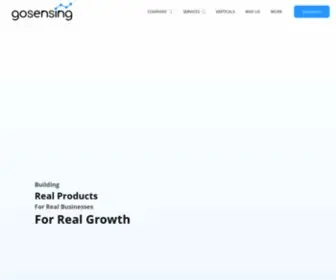 Gosensing.com(Web & Mobile Apps Development Company) Screenshot