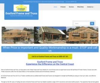 Gosfordframentruss.com.au(When Price) Screenshot