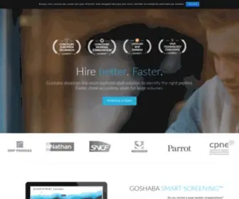 Goshaba.com(Fast, fun and fair talent matching) Screenshot