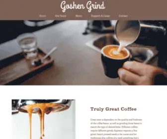 Goshengrind.com(Goshen Grind) Screenshot