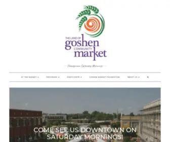 Goshenmarket.org(Land of Goshen Community Market) Screenshot