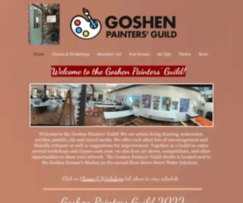 Goshenpaintersguild.org(Home) Screenshot