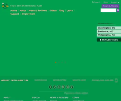 Goshenyun.com(Shen Yun Performing Arts) Screenshot