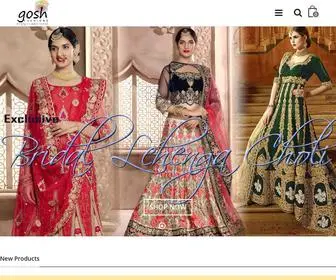 Goshfashions.co.uk(Salwar Kameez Online UK) Screenshot