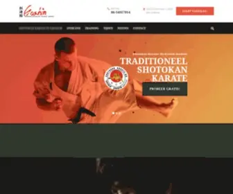 Goshin.nl(Shotokan Karate) Screenshot