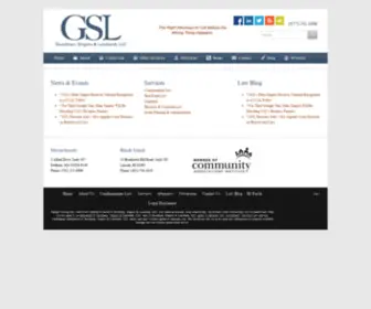 Goshlaw.com(Goodman, Shapiro & Lombardi, LLC) Screenshot