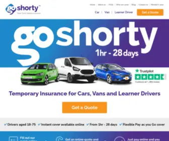 Goshorty.co.uk(Temporary and Short) Screenshot