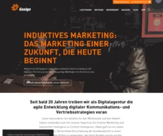 Gosign.de(Digitalagentur für Content) Screenshot