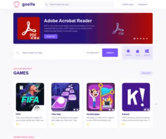 Gosilla.com(Mobile applications reviews) Screenshot