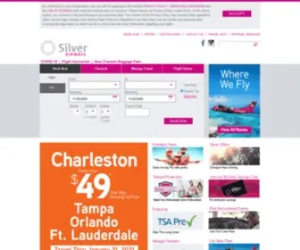 Gosilver.com(Silver Airways) Screenshot