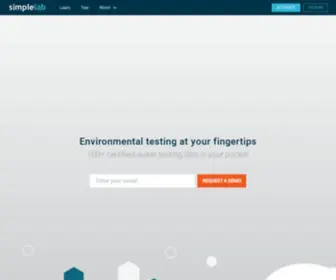 Gosimplelab.com(Simplelab revolutionizes lab testing with a cloud) Screenshot