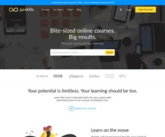 Goskills.com(GoSkills Online Courses) Screenshot