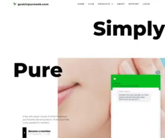 Goskinpureweb.com(goskinpureweb) Screenshot