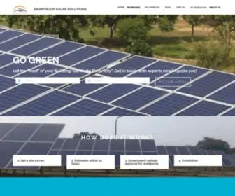 Gosmartroof.com(Smart Roof Solar Solutions company) Screenshot